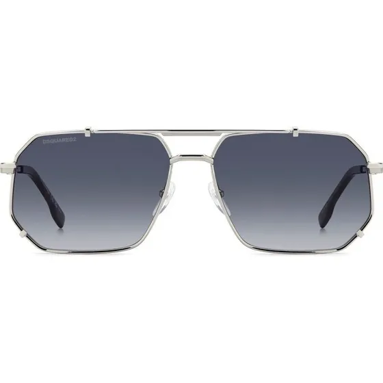 Dsquared2 D2 0175/S Gafas de Sol Geométricas Plata y Azul