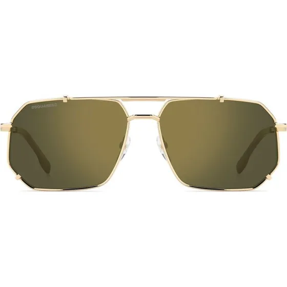 Dsquared2 D2 0175/S Gafas de Sol Hombre Oro y Verde 61mm
