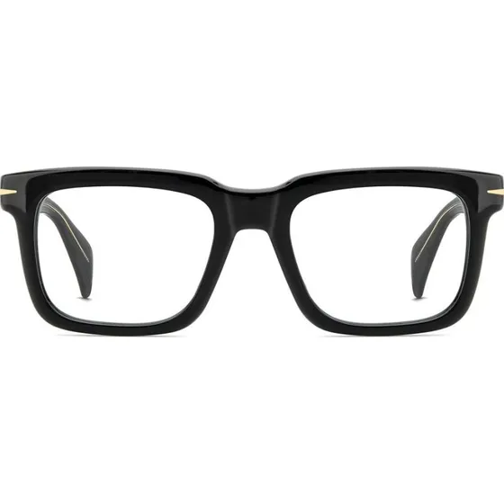 David Beckham DB 1237 Gafas de Vista Cuadradas para Hombre Negro