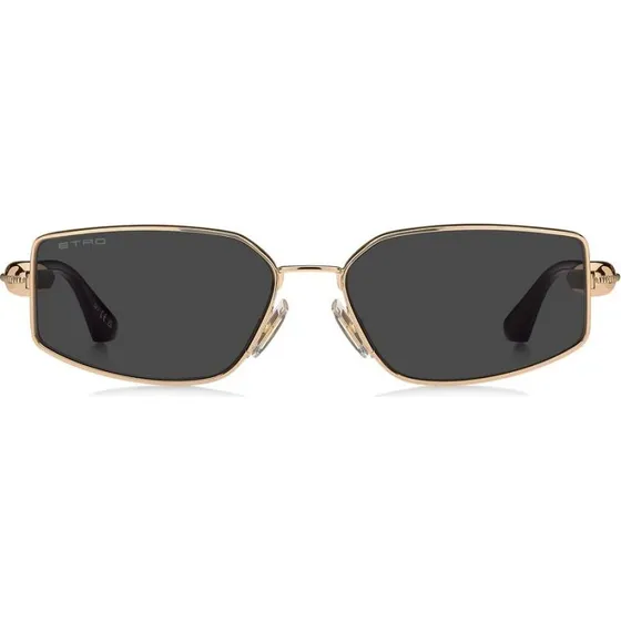 Etro 0137/S Gafas de Sol Mujer - Montura Oro Rosa y Lentes Grises