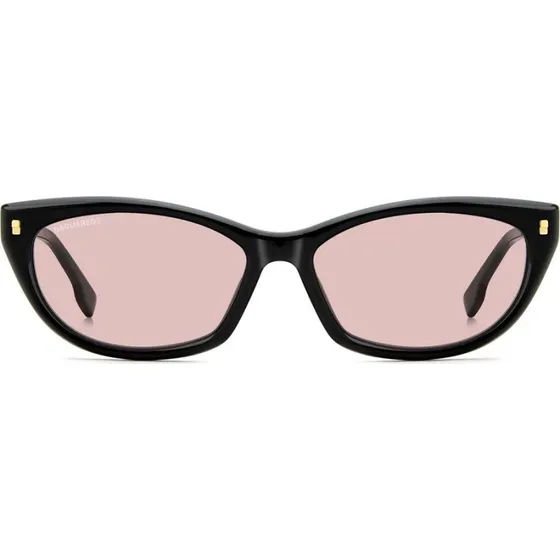 Dsquared2 D2 0209/G/S Gafas de Sol Ojo de Gato Negras y Rosa