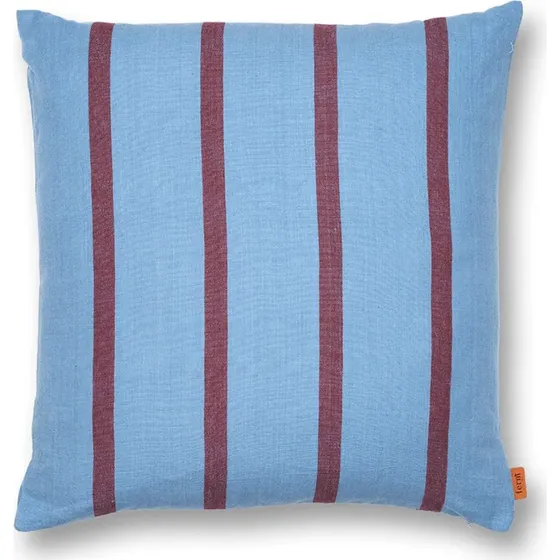 Ferm Living Cojn Grand Azul y Burdeos