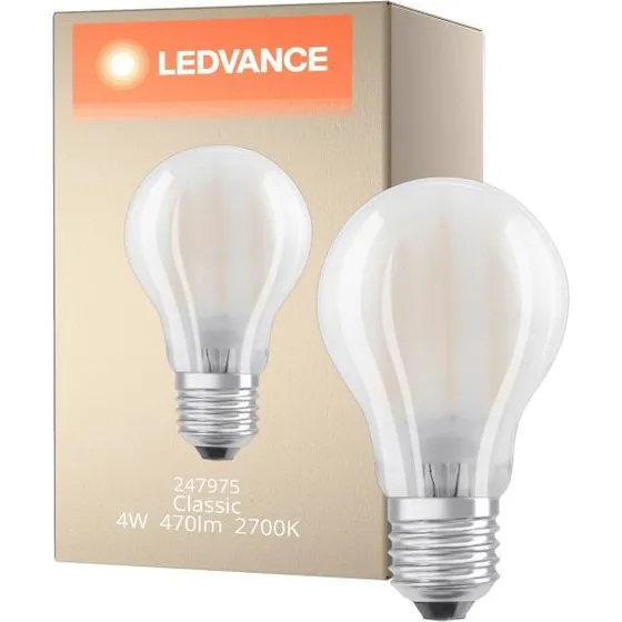 Ledvance Classic A40 4W E27 Mate 2700K