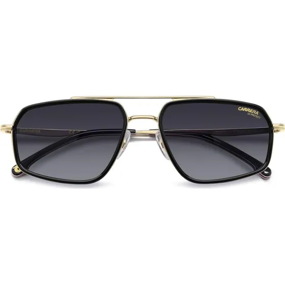 Carrera 338/S Gafas de Sol Hombre Geométricas Negro/Gris 58mm
