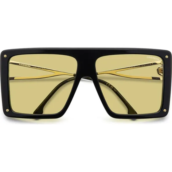 Carrera CA UNICA/SE Gafas de Sol Cuadradas para Mujer - Negro/Amarillo