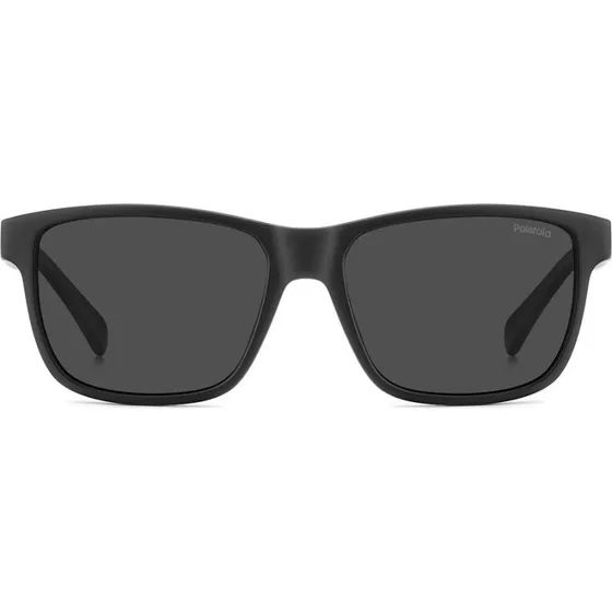 Polaroid Junior PLD 8067/S Gafas de Sol Rectangulares Negras