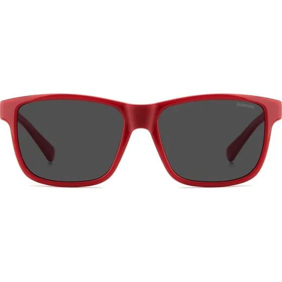 Polaroid Junior Gafas de Sol PLD 8067/S Rojas Rectangulares