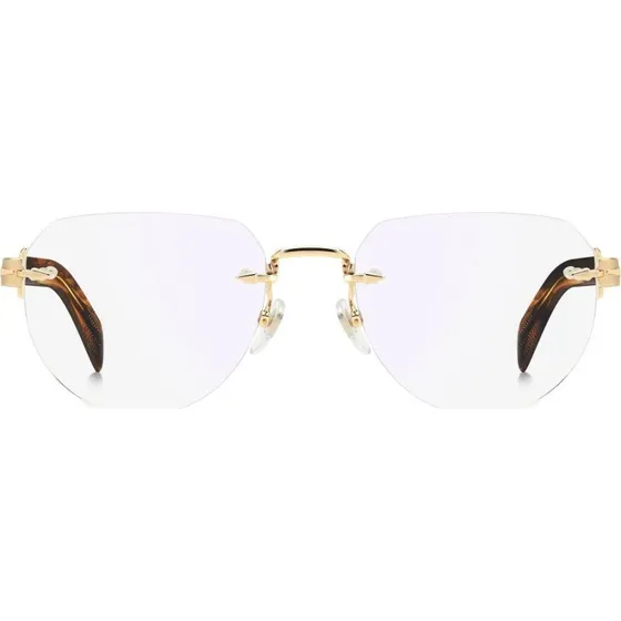 David Beckham DB 7145 Gafas de Vista Piloto Hombre Marrón y Oro