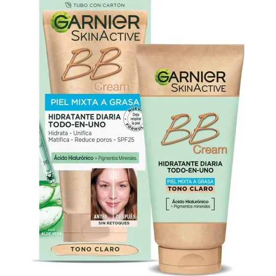 Garnier Skin Active BB Cream Matificante Tono Medio SPF25 50 ml