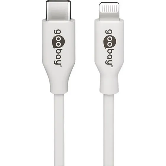 Goobay Cable Lightning a USB-C 2M Blanco