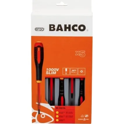Bahco Juego Destornilladores Aislados 1000V Slim 5pzas