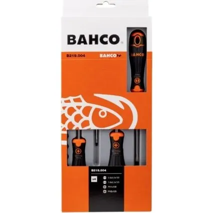 Bahco Fit 4pcs Destornilladores Ranurados/Phillips