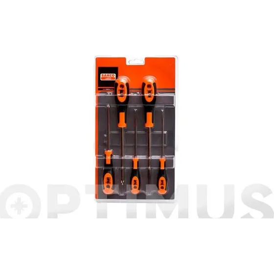 Bahco 604-5 Juego de Destornilladores 5 Piezas