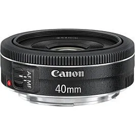 Canon EF 40mm f/2.8 STM Pancake Negro