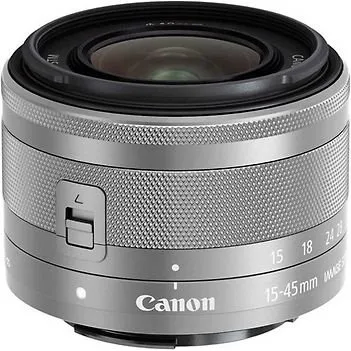 Canon EF-M 15-45 mm F3.5-6.3 IS STM Plata