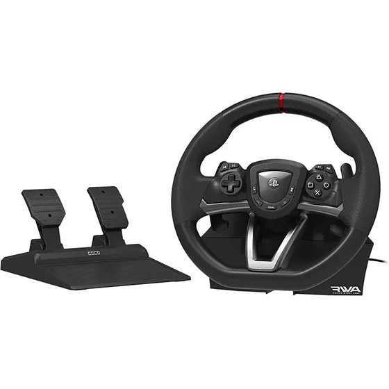 Hori Racing Wheel Apex para PS5, PS4 y PC - Volante y Pedales Negro