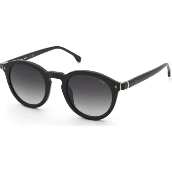 Lozza SL4398 Gafas de Sol Pantos Unisex Negro con Lentes Grises