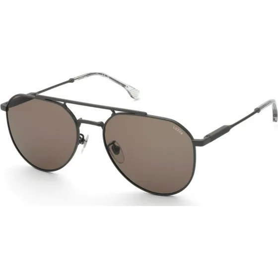 Lozza SL2435 Gafas de Sol Piloto Unisex Rutenio y Marrón