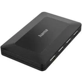 Hama USB-Hub 4-Port Negro 480 Mbit/s