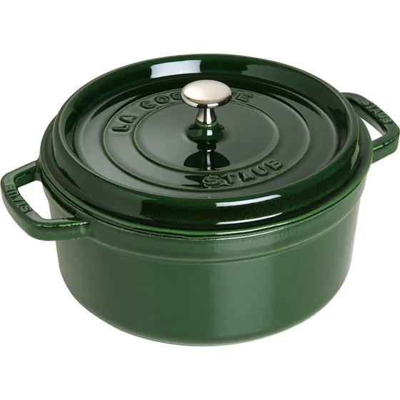 Staub La Cocotte Cacerola de Hierro Fundido 26 cm - Verde Albahaca