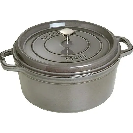 Staub La Cocotte Olla de Hierro Fundido 28 cm - Gris Grafito