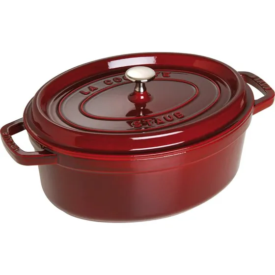 Staub La Cocotte Cacerola de Hierro Fundido Ovalada 29 cm Granadina