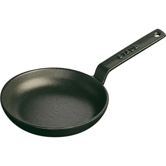 Staub Sartén de Hierro Fundido Mini 12 cm Negro