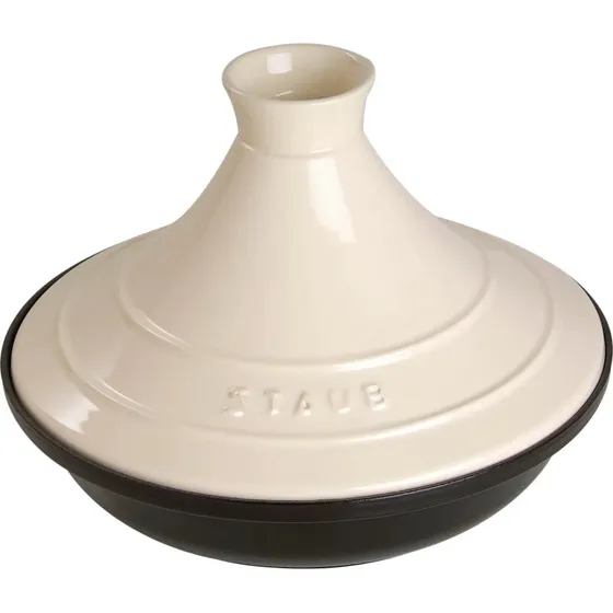 Staub Tajín de Hierro Fundido 20 cm, Crema