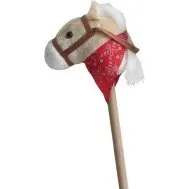 TACHAN Cabeza de Caballo con Palo Blanco 80cm con Sonidos