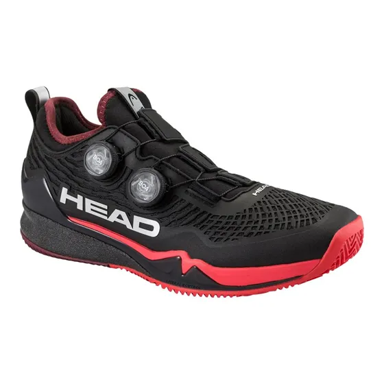 Head Endure Boa Zapatillas de Tenis Clay Negro/Rojo