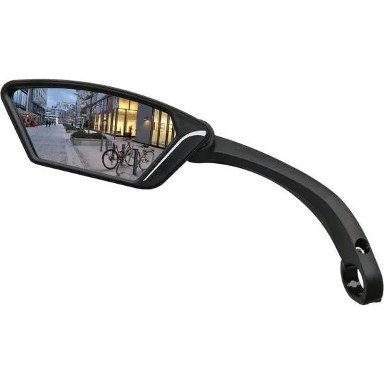 VWP Espejo Bicicleta Izquierdo Ajustable Negro