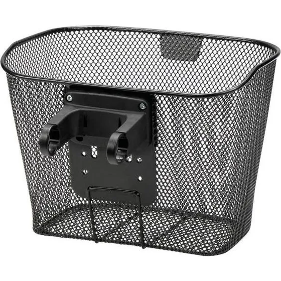 KLICKfix Cesta Delantera Fija 16L Negro