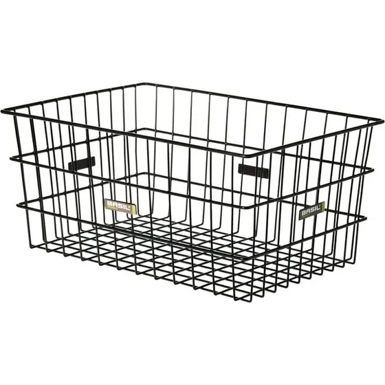 Basil Zembla Cesta Acero Grande Negro
