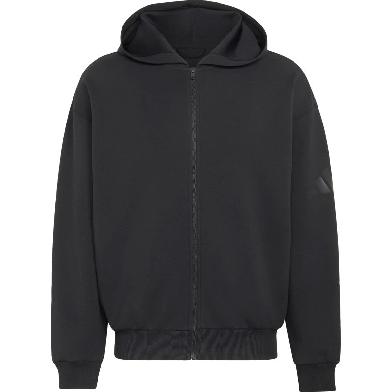 Adidas Sportswear Sudadera con Cremallera Soft Lux Negra