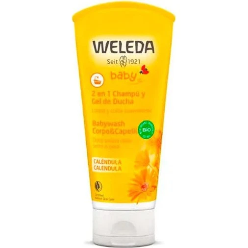 Weleda Bebé Champú & Gel de Ducha de Caléndula