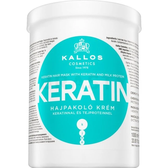Kallos KJMN Mascarilla Queratina 1000 ml