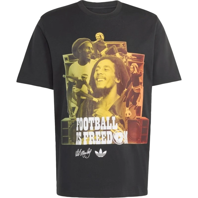 Adidas Originals Camiseta Bob Marley Hombre - Negra