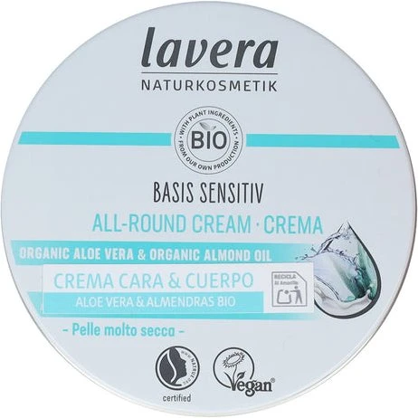 Lavera Basis Sensitiv Crema Cara y Cuerpo 150 ml