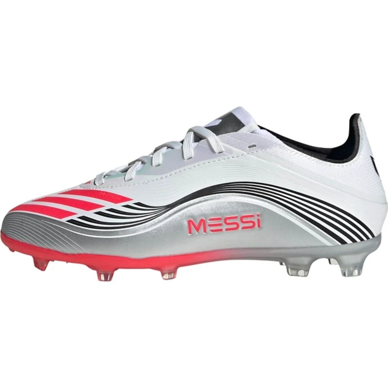 adidas F50 Messi Elite FG Botas de Fútbol para Niños - Cloud White
