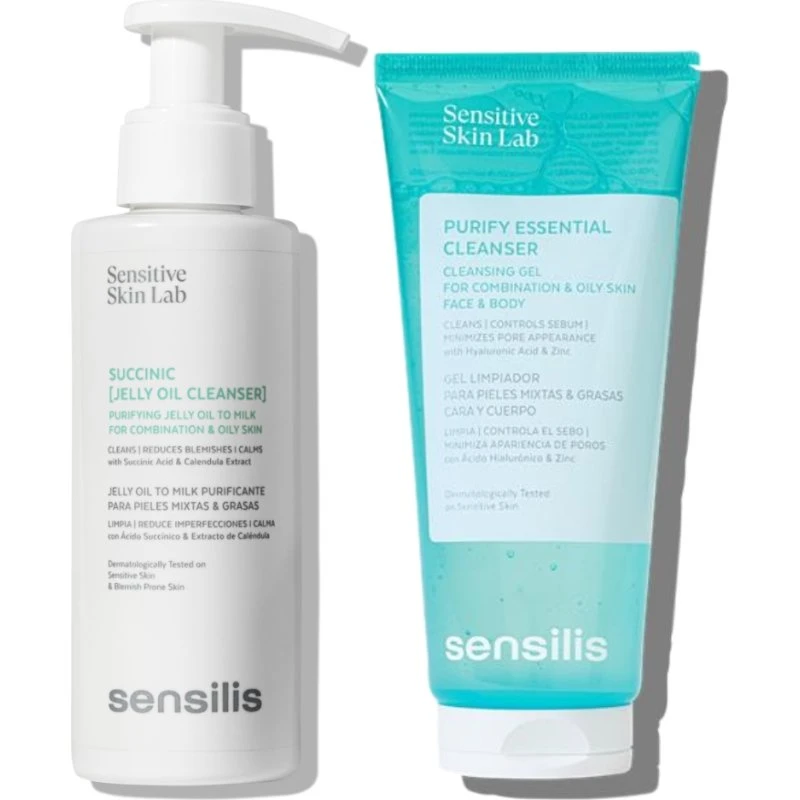 Sensilis Pack Purify + Succinic Doble Limpieza
