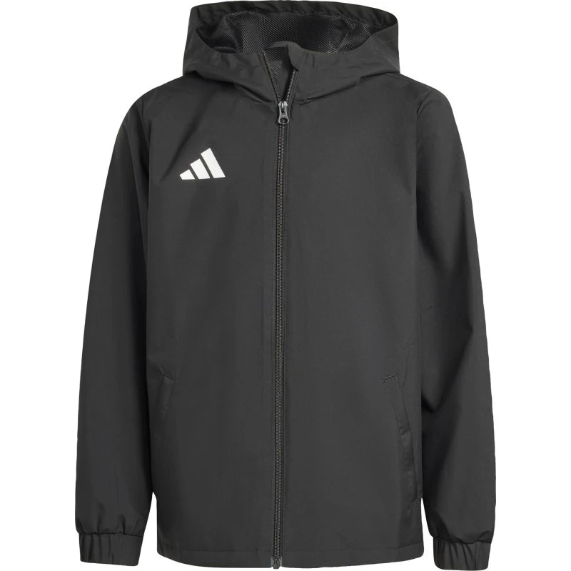 adidas Chaqueta Infantil Entrada 26 All Weather - Negro/Blanco