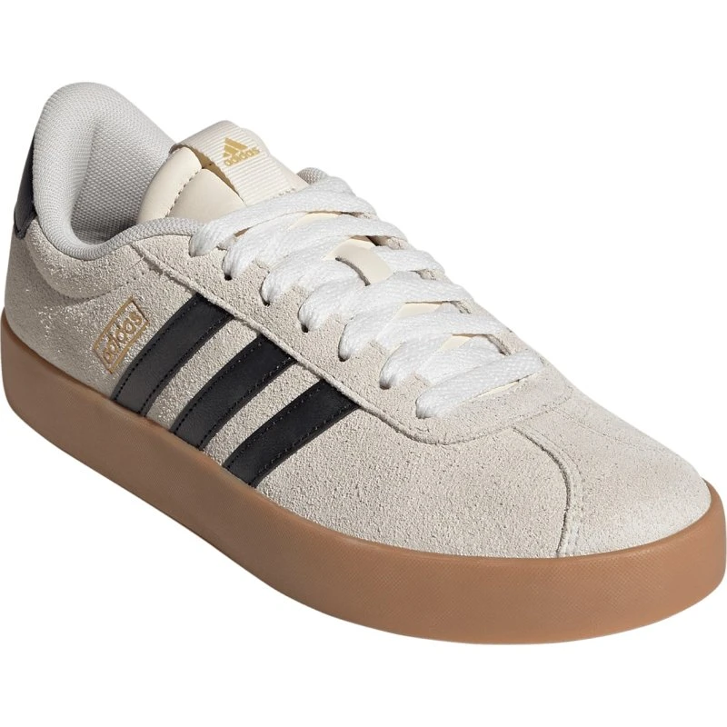 adidas VL Court 3.0 Mujer - Beige/Negro/Oro - Talla 41 1/3