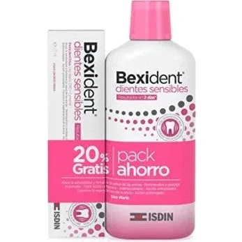 ISDIN Bexident Dientes Sensibles Pack 500ml + 75ml