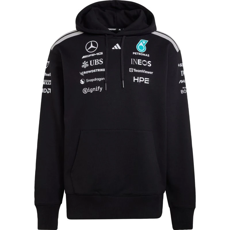 ADIDAS Chaqueta con capucha Mercedes AMG Petronas F1 Team - Negro XL