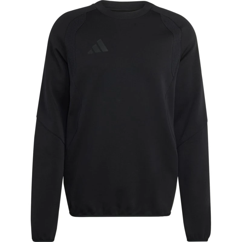 Sudadera adidas Tiro Travel Negra - Cuello Redondo