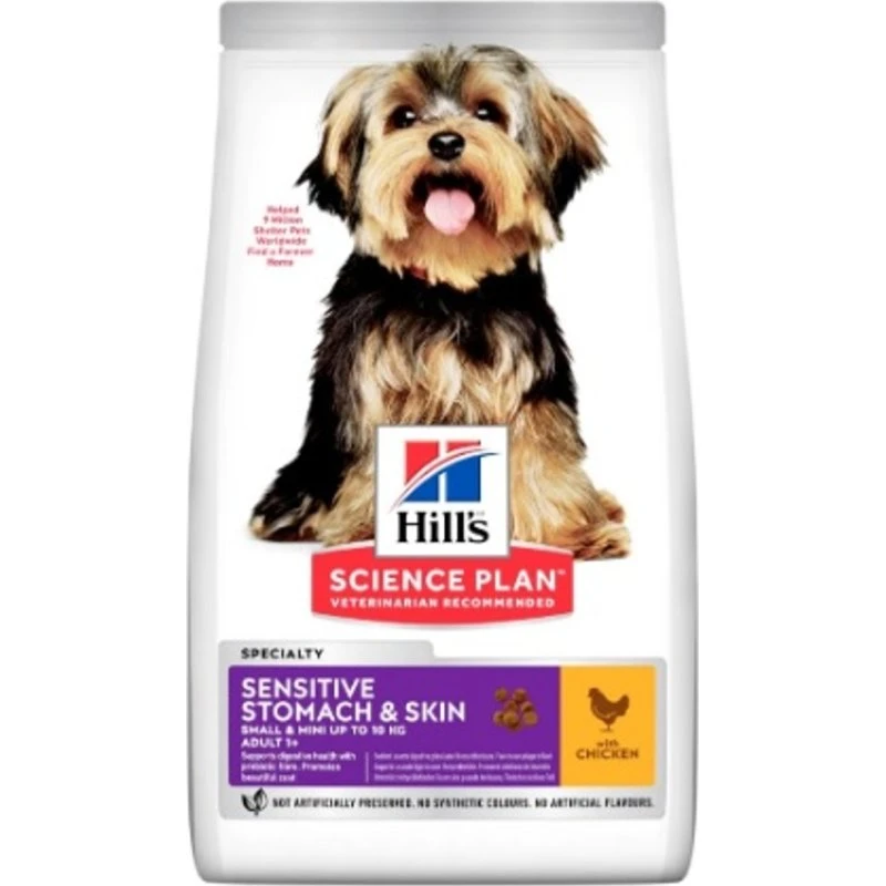 Hill's Science Plan Sensitive Stomach & Skin Mini Pienso 1,5kg