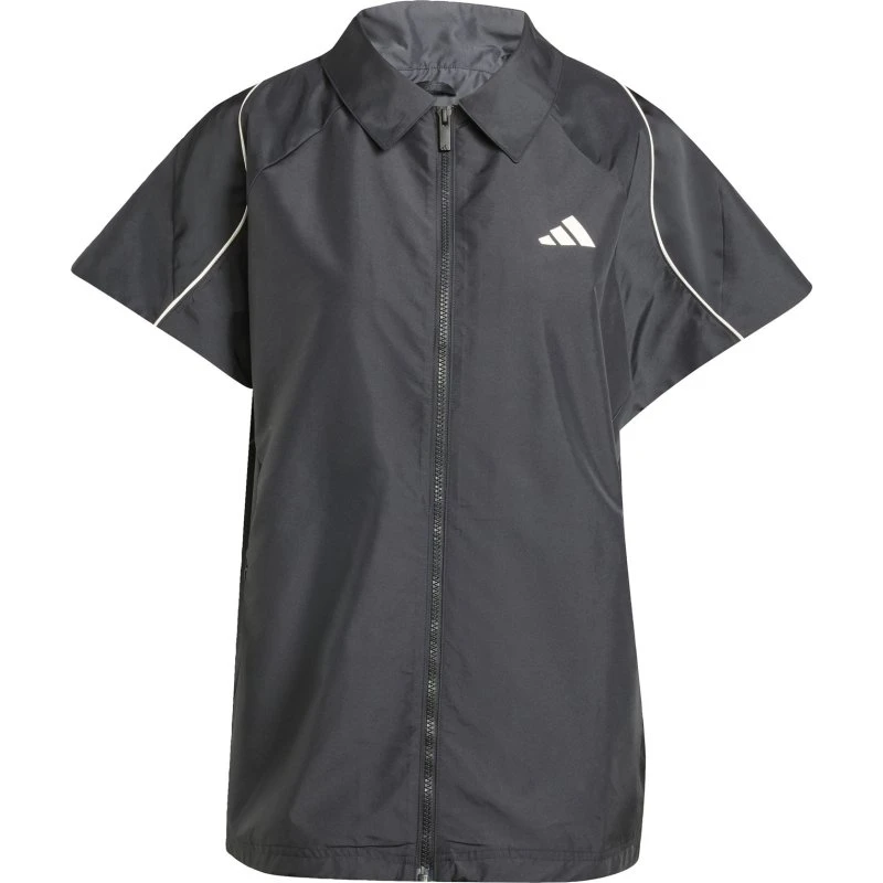 Camisa adidas Stadium Cover Up Mujer - Negro/Off White