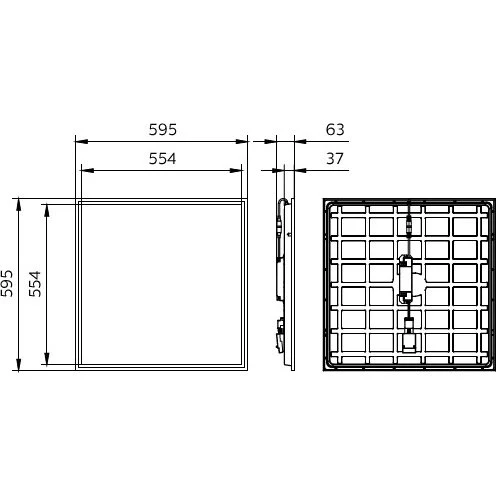 PHILIPS CoreLine Panel Gen6 600x600 mm 31W