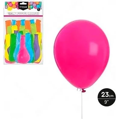 OH YEAH! Globos Látex 23cm Surtido 100 Un.