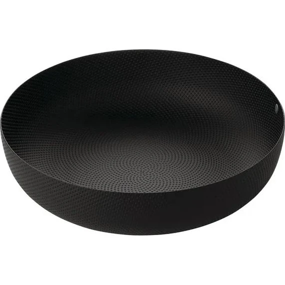 Alessi Bol Redondo Negro 24cm - Diseño Jasper Morrison
